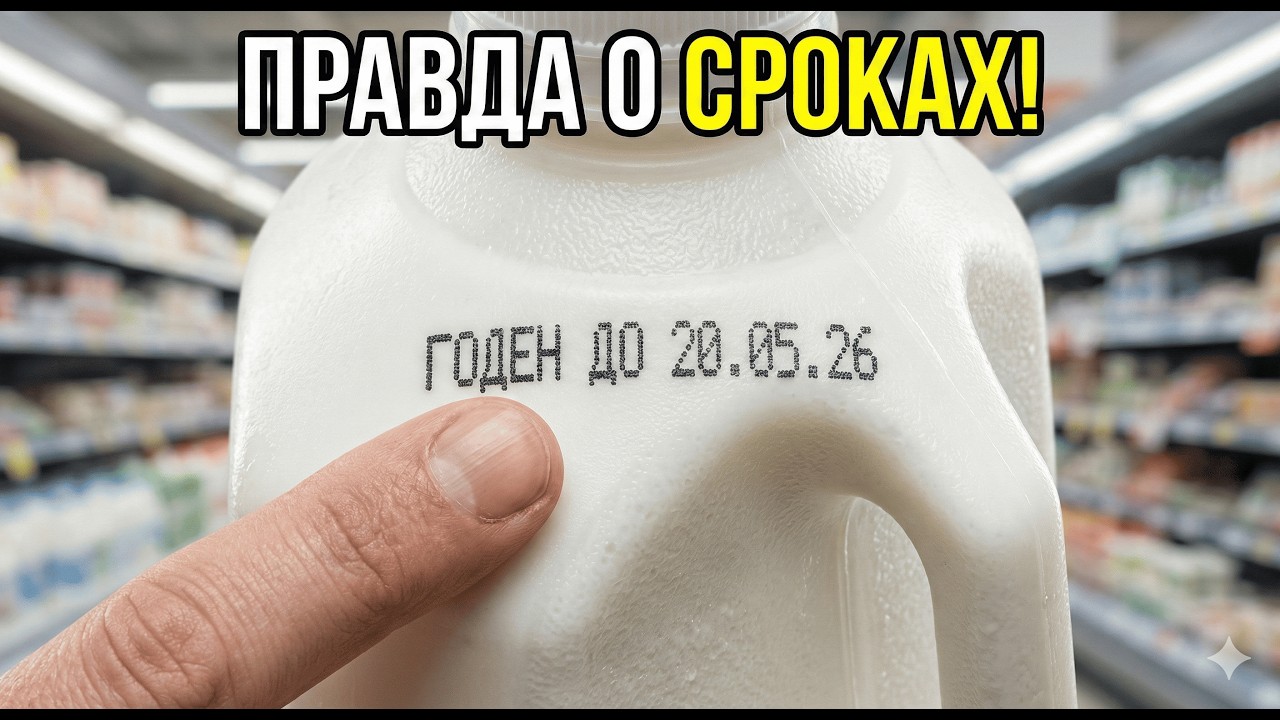 Что на САМОМ ДЕЛЕ означает срок годности на продуктах? Это НЕ то, что вы думаете!