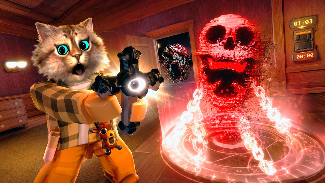 ЛОВЛЮ СУЩНОСТИ ДЛЯ ДОСТИЖЕНИЙ В ОТЕЛЕ ДОРС 🤯 Весёлый Кот Roblox Doors