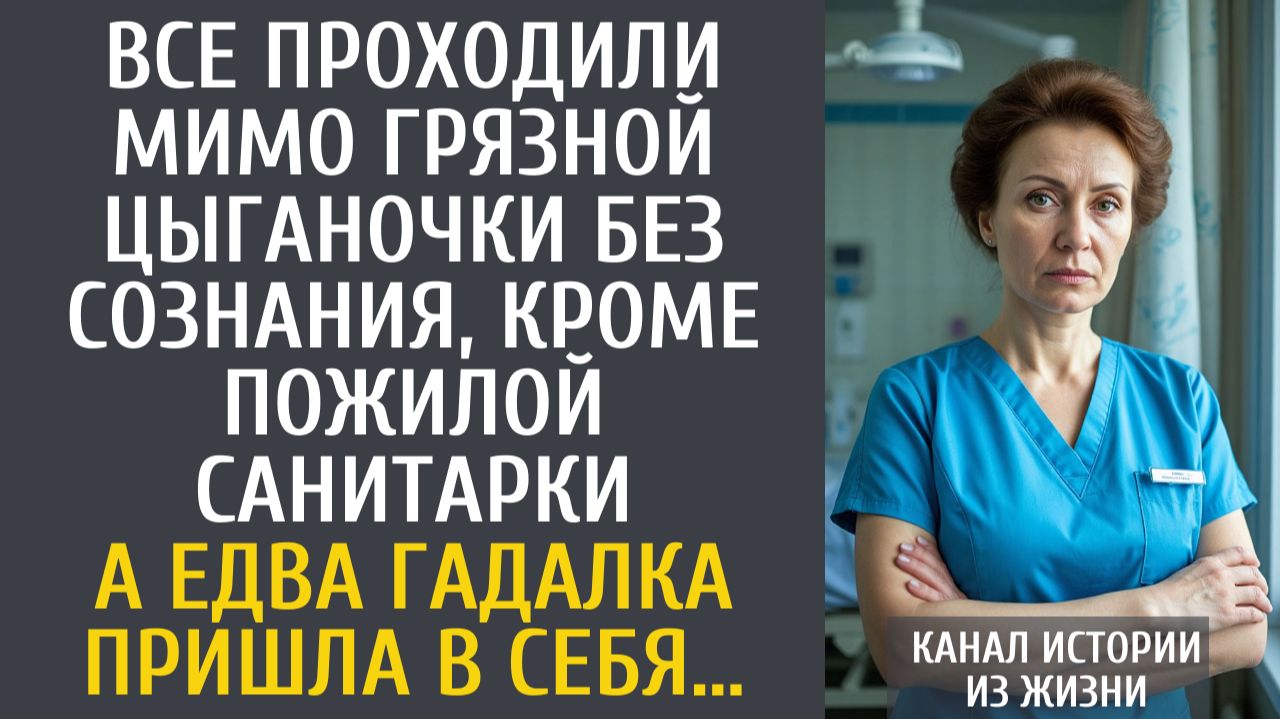 Истории из жизни Все проходили мимо грязной цыганочки без сознания, кроме санитарки… А едва гадалка…