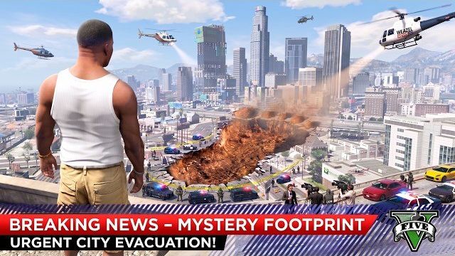 Я нашел таинственный след в GTA 5... (Монстр)