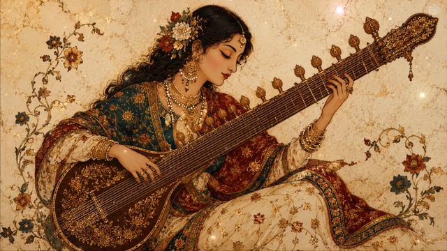 Sitar Meditation Music  Indian Raga for Deep Relaxation Focus  Inner Peace
