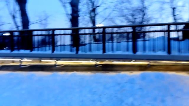 Барнаул. Парк Изумрудный. Причал для катамаранов с подсветкой