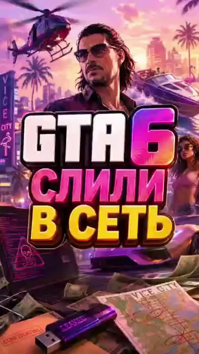 GTA 6 полностью слили в сеть