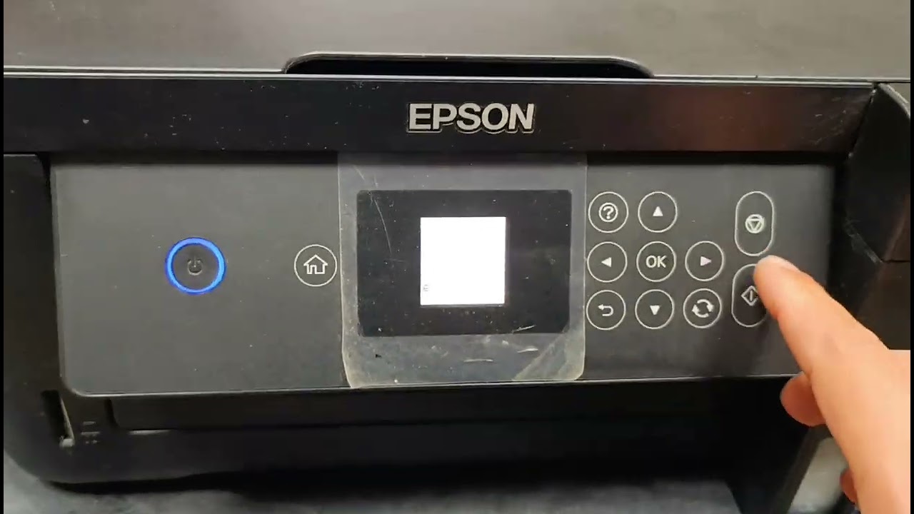 Epson L4150 проверка печатающей головки