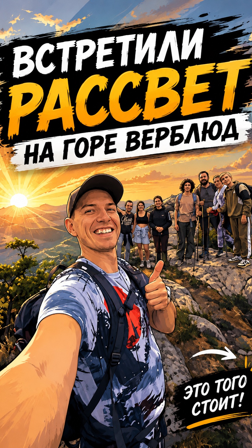 Рассвет на горе Верблюд