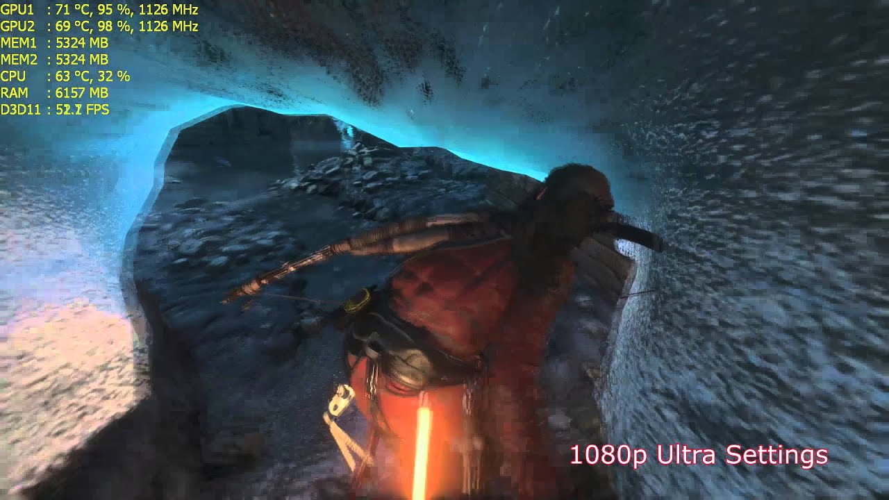 Rise Of The Tomb Raider | GTX980M SLI | I7-4710MQ | 1080p | Ultra Settings