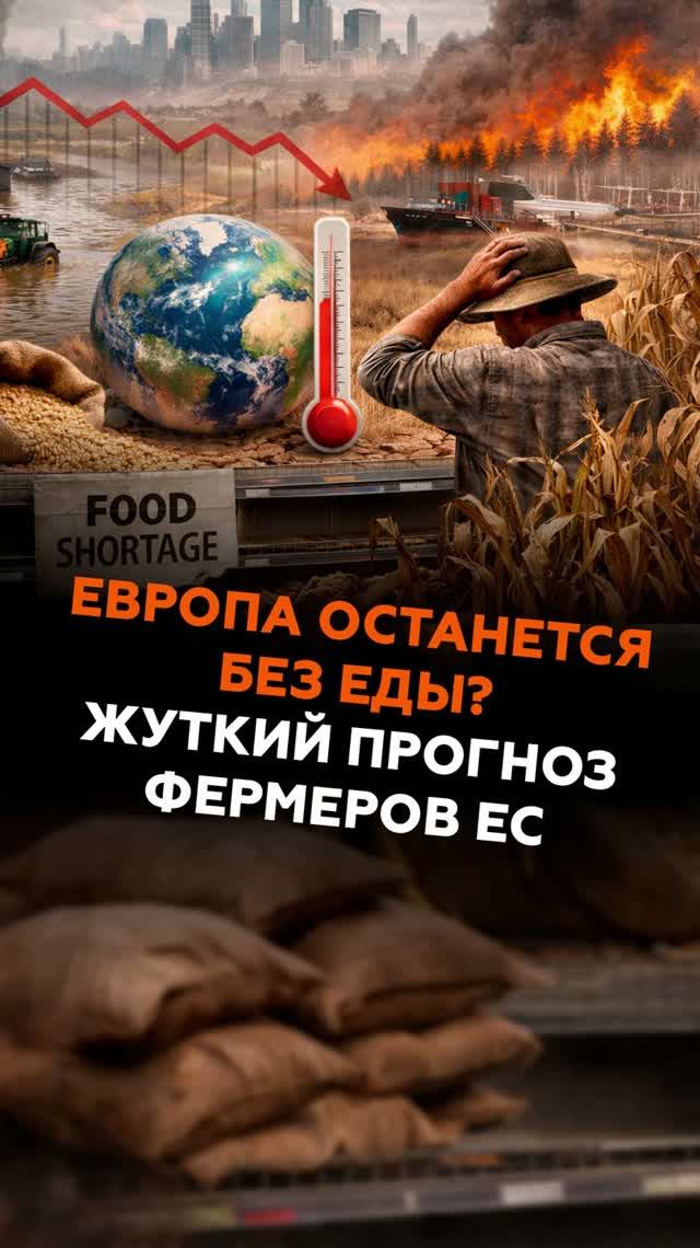 Европа останется без еды? Жуткий прогноз фермеров ЕС европа кризис еда цены погода новости