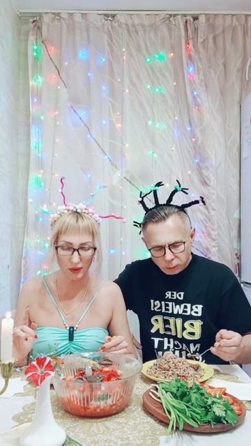 Радужная гречка😋😋😋,фрагмент мукбанга