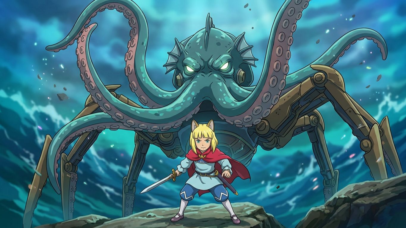 Ni no Kuni II Revenant Kingdom - Серия 20. Кракен - паук.