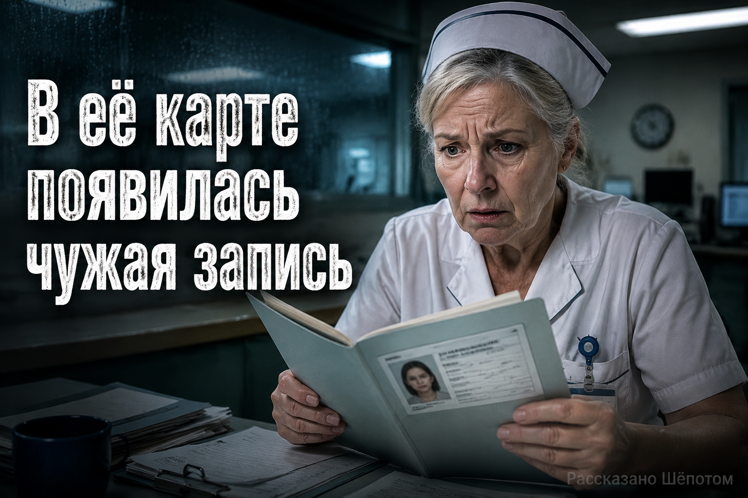 Чужой мужчина пришёл в поликлинику по её документам