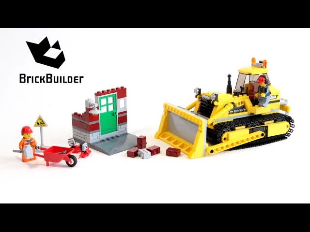 LEGO City 60074 Бульдозер  Ускоренная сборка
