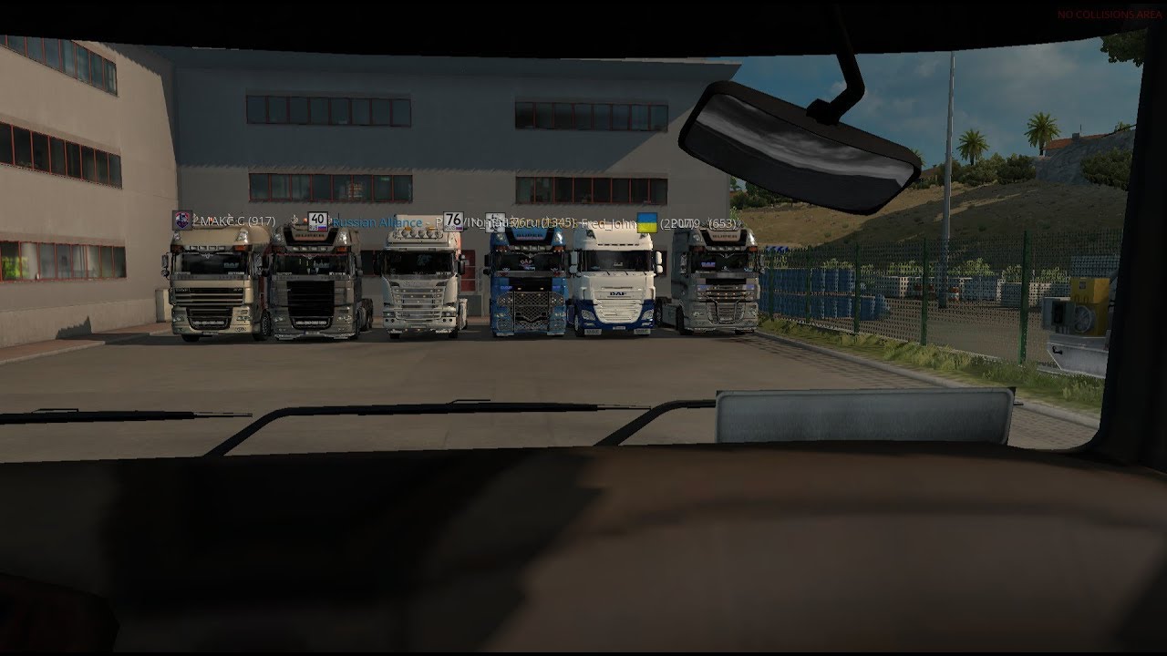 Дорога домой на стоянку. В игре ,,Euro Truck Simulator 2,,  №123