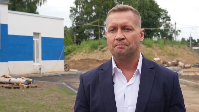 Михаил Ждан оценил работы на ВЗУ 14 в посёлке Правдинский