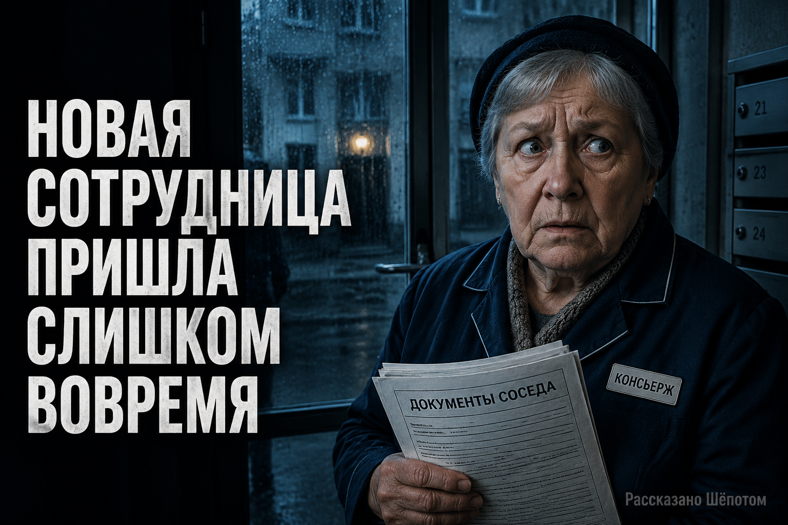 Консьержка заметила странность в поведении незнакомки