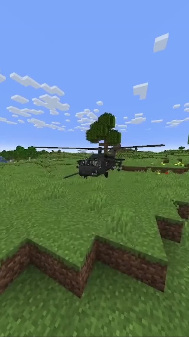 ЭТО ЛУЧШИЙ МОД НА ВЕРТОЛЁТЫ В МАЙНКРАФТ