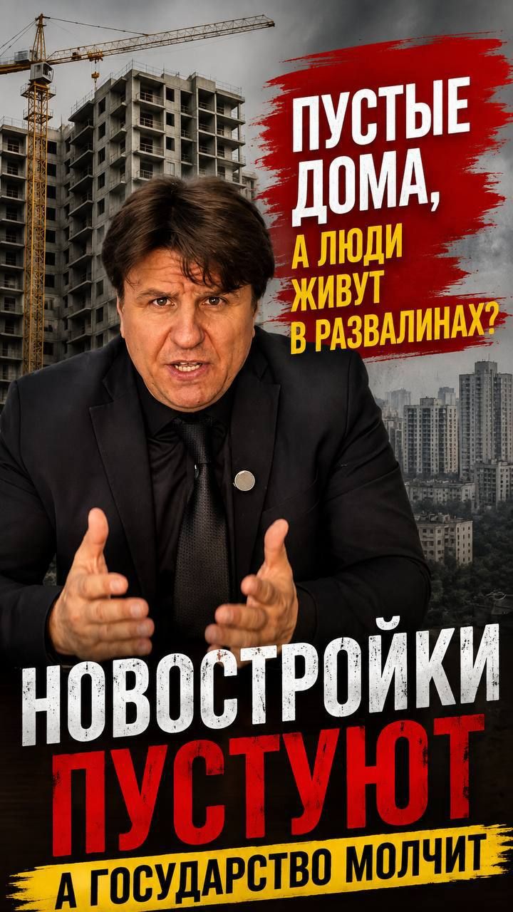 НОВОСТРОЙКИ ПУСТУЮТ А ЛЮДИ ЖИВУТ В АВАРИЙНЫХ ДОМАХ