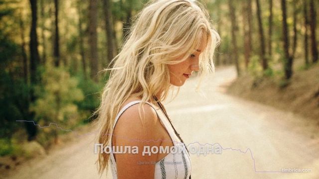 Пошла домой одна