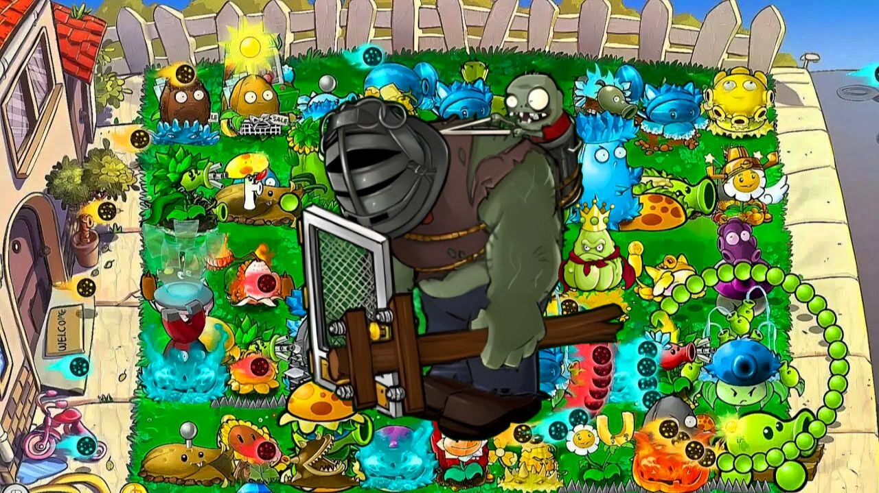 Растения против Зомби PvZ Hybrid Remake  0.25 Plants Vs Zombies ПвЗ