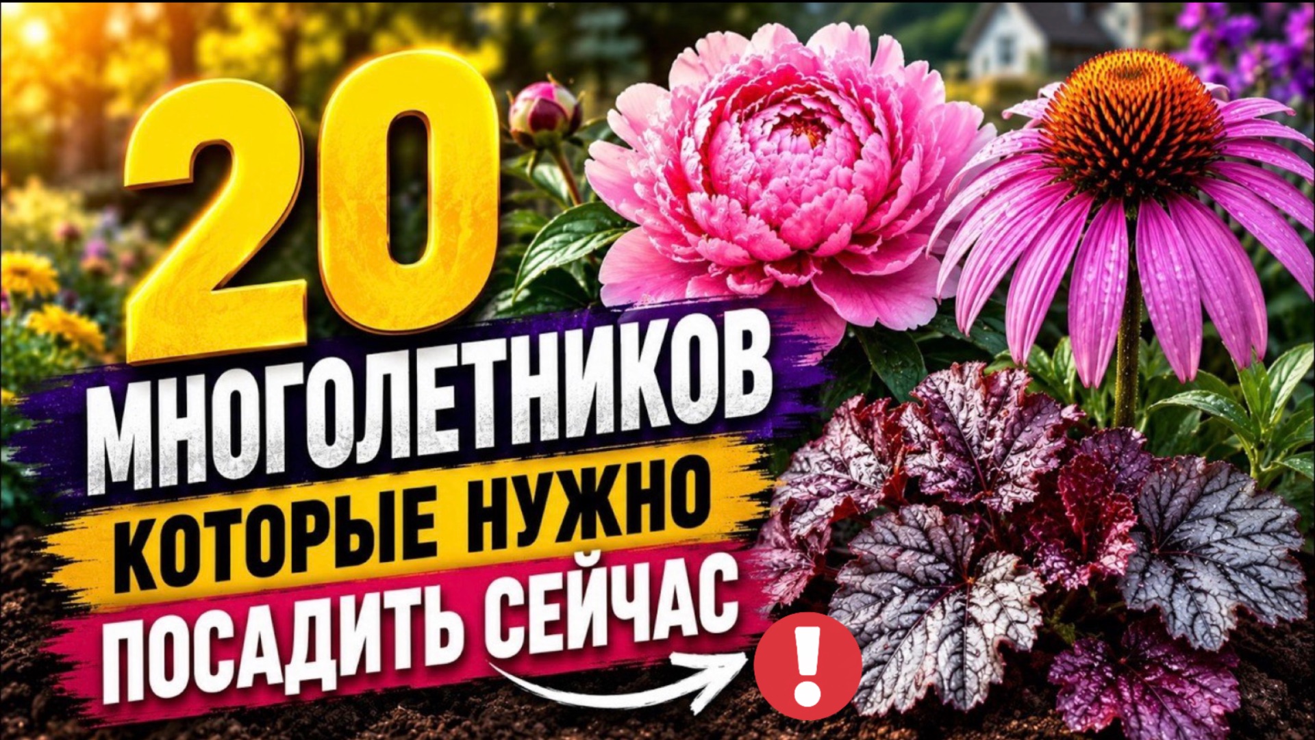 20 цветов, которые НУЖНО посадить в Августе! (Иначе весной клумба будет пустой)🌸