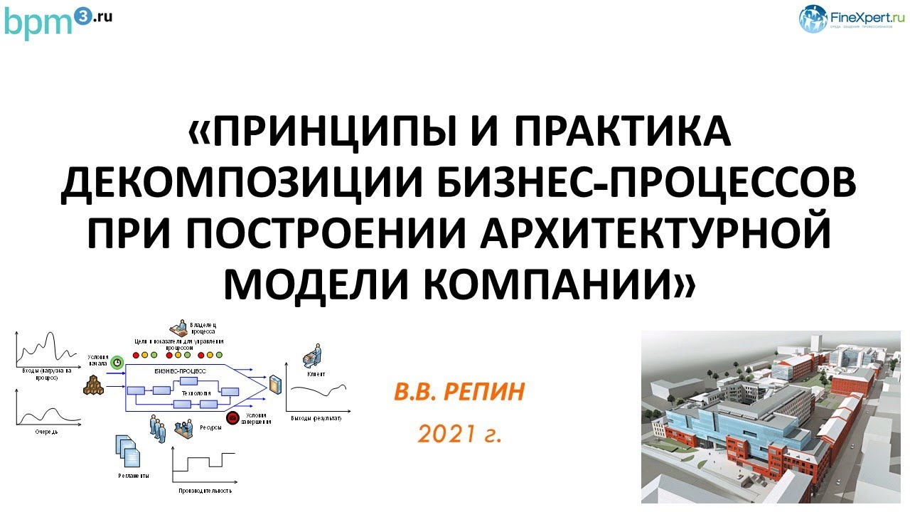 Принципы и практика декомпозиции бизнес-процессов при построении архитектурной модели компании