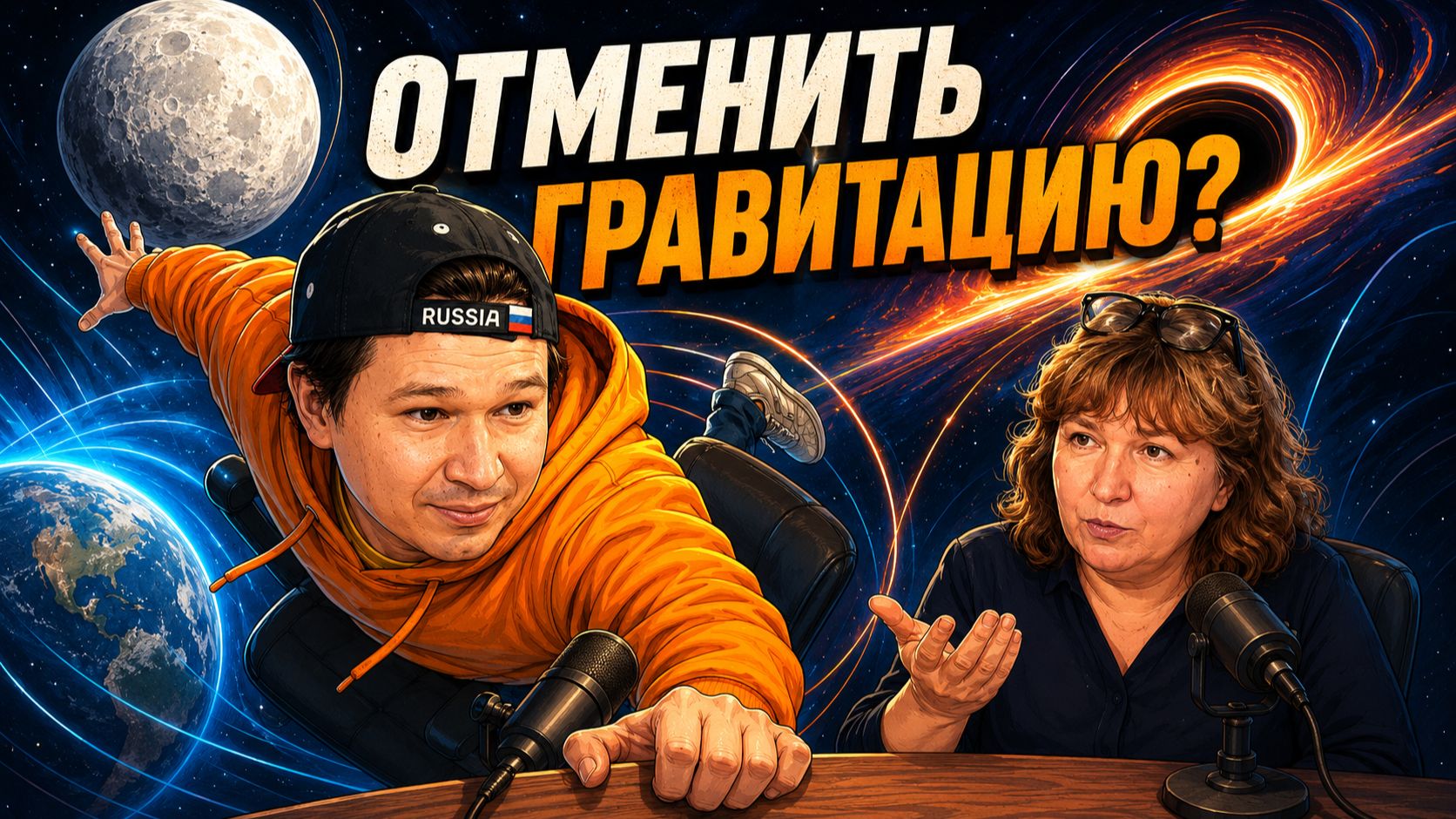 Можно ли отменить гравитацию? От Луны до чёрных дыр | Подкаст вСебе 2