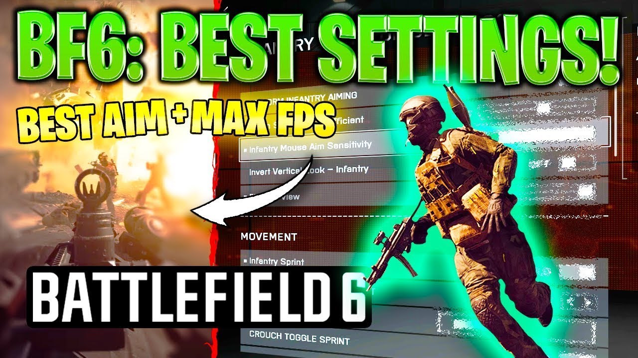 НАСТРОЙКА ОПТИМИЗАЦИЯ  BATTLEFIELD 6