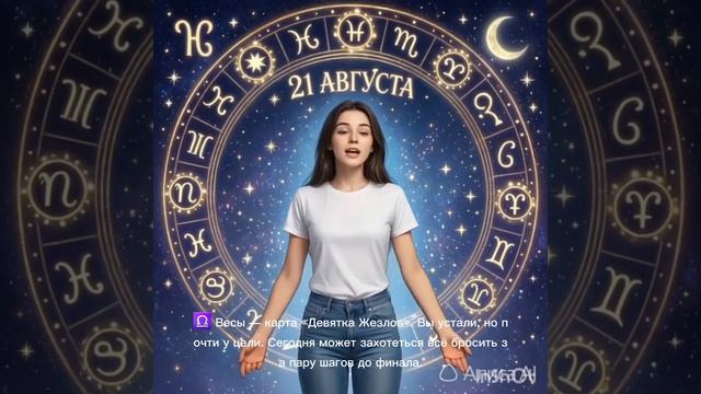 Гороскоп на 21 августа