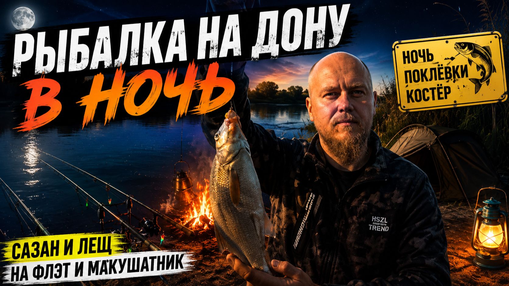ПОЕХАЛИ В НОЧЬ НА ДОН! 🎣 Сазан и лещ на Макушатник