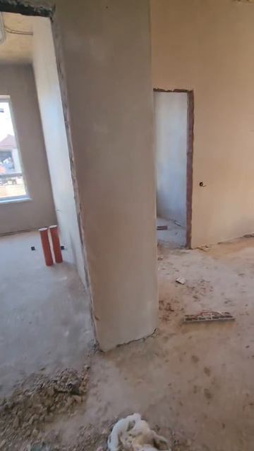 ✨Идеальные стены в идеальном доме — мы закончили оштукатуривание стен механизированная штукатурка