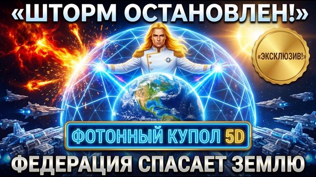 Фотонный купол над Землей: Как Федерация Света защищает нас от космического шторма Аштар Шеран