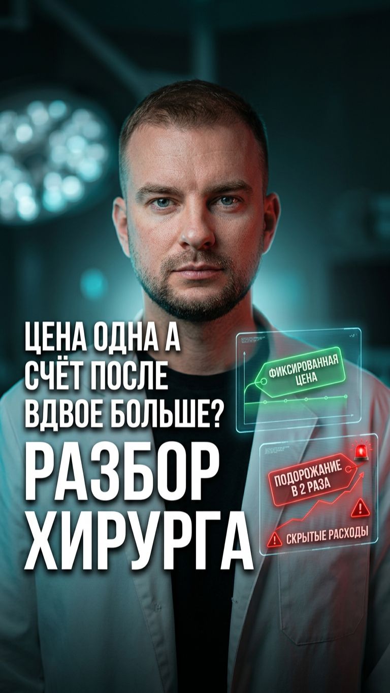 🧾 Пересадка волос: почему цена растёт после операции — объясняет хирург