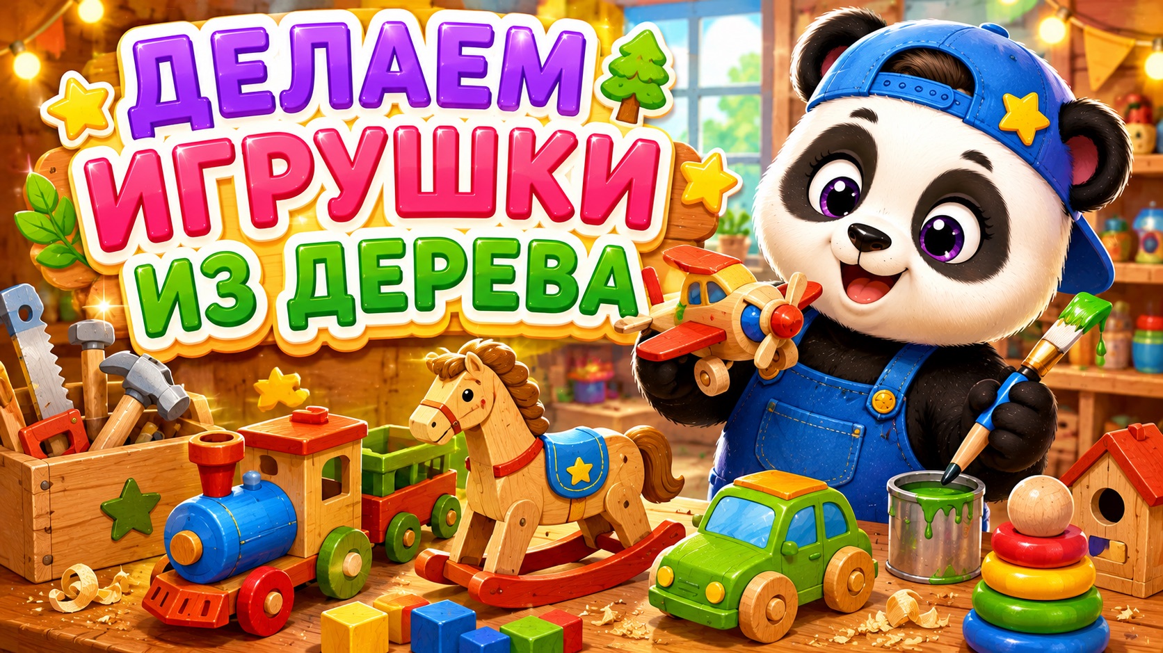 ❤️МАСТЕРИМ ИГРУШКИ😍ИЗ ДЕРЕВА😘#игры #игрушки #дерево #детям