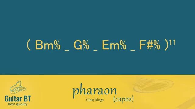 Gipsy Kings - Pharaon (минус)