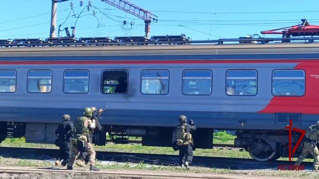 Учения по антитеррору с участием  СОБР «Мангуст»
