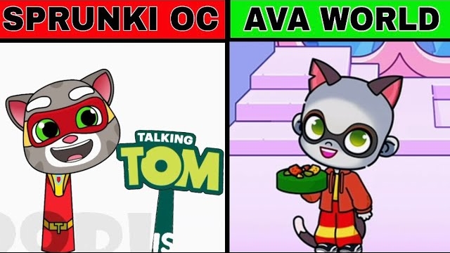 TALKING TOM ПРОТИВ ЛОГОТИПА TALKING TOM В AVATAR WORLD! 😳🐱 | МОЙ СПРУНКИ ОС