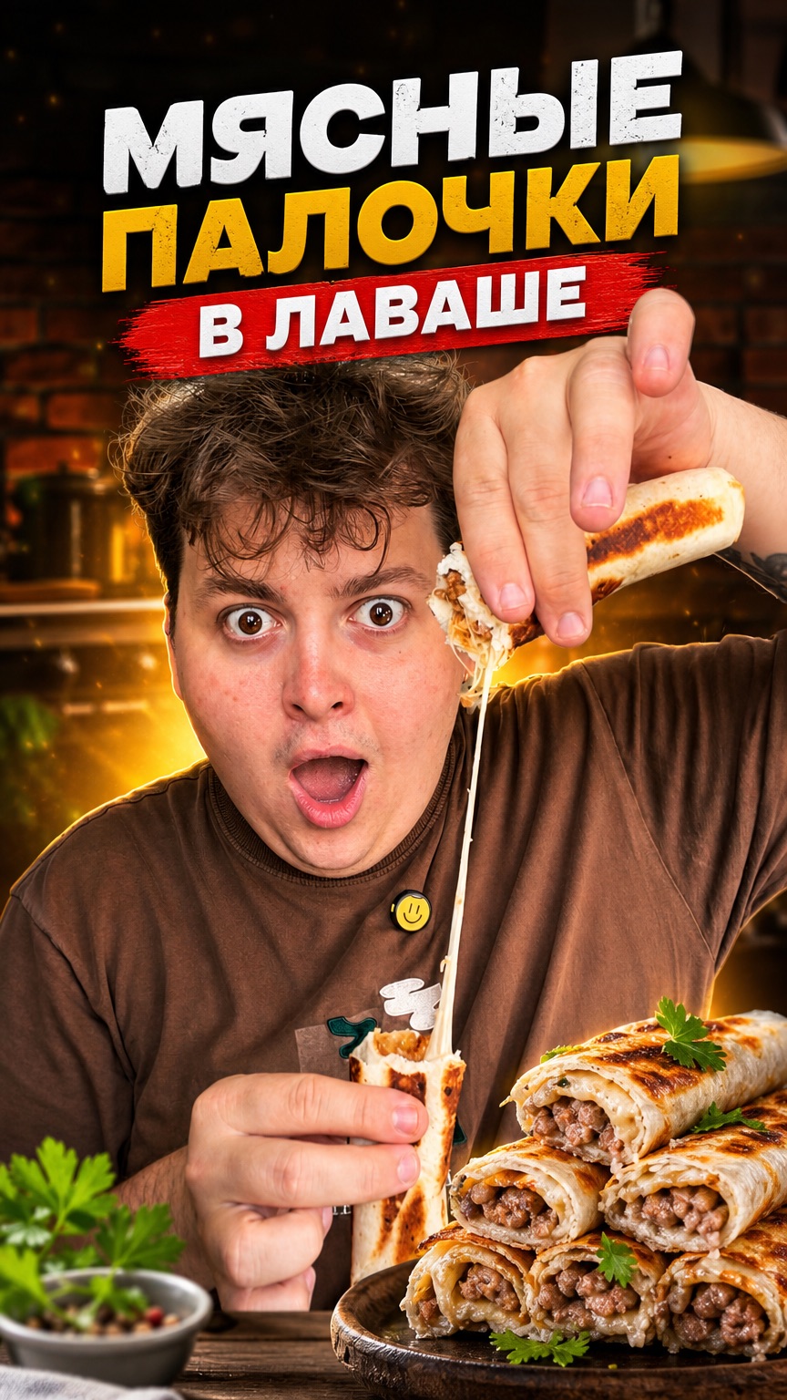 Мясные палочки в лаваше это нечто 🔥