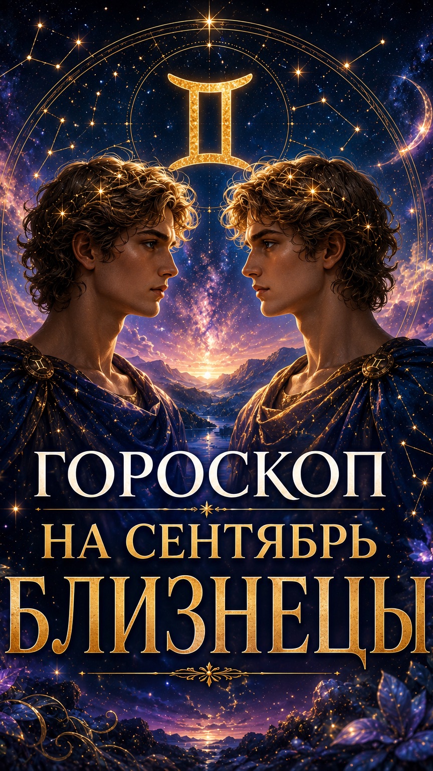 ♊️ БЛИЗНЕЦЫ - ГОРОСКОП НА СЕНТЯБРЬ 2026
