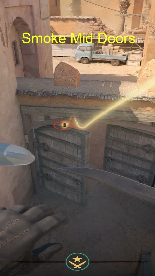 Смок в двери dust2 shorts cs2