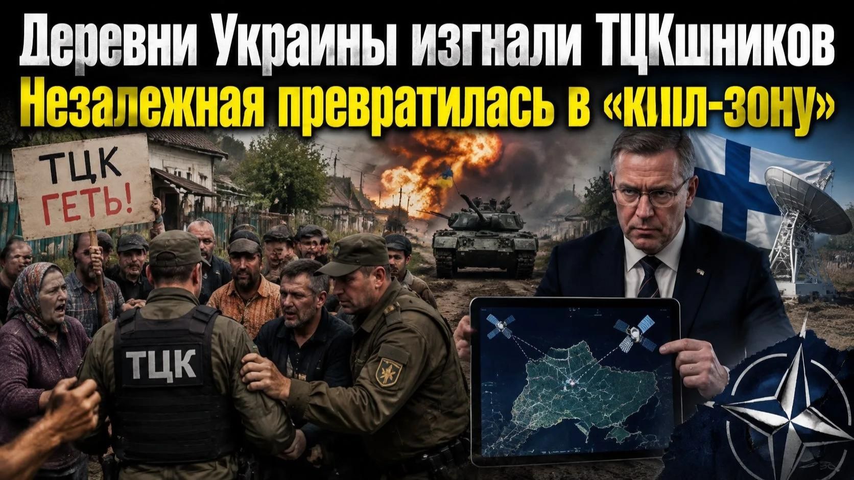Украинские деревни отказались сдавать мужиков в ВСУ! Нэнька стала сплошной «зоной смерти»!