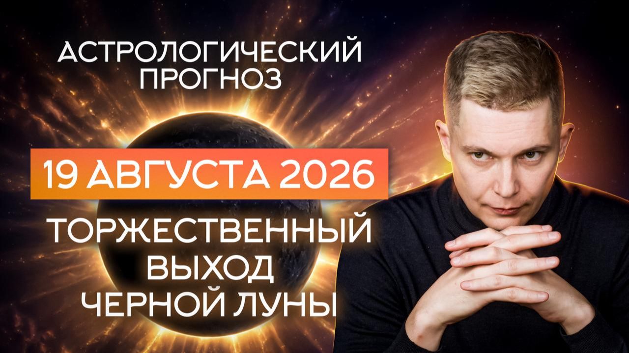 19 августа 2026 Торжественный выход Черной луны - Малифисента. Душевный гороскоп Павел Чудинов