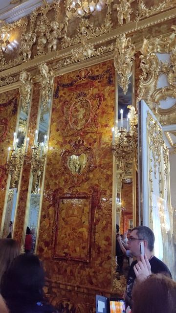 #Пушкин, #Янтарная комната, #Екатерининский дворец