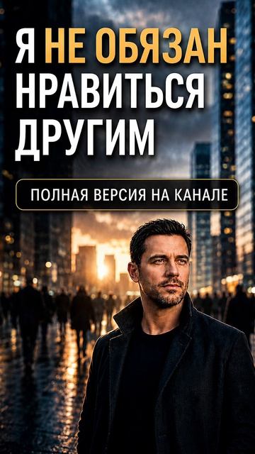 Я НЕ ОБЯЗАН нравиться другим — теперь я выбираю себя #shorts