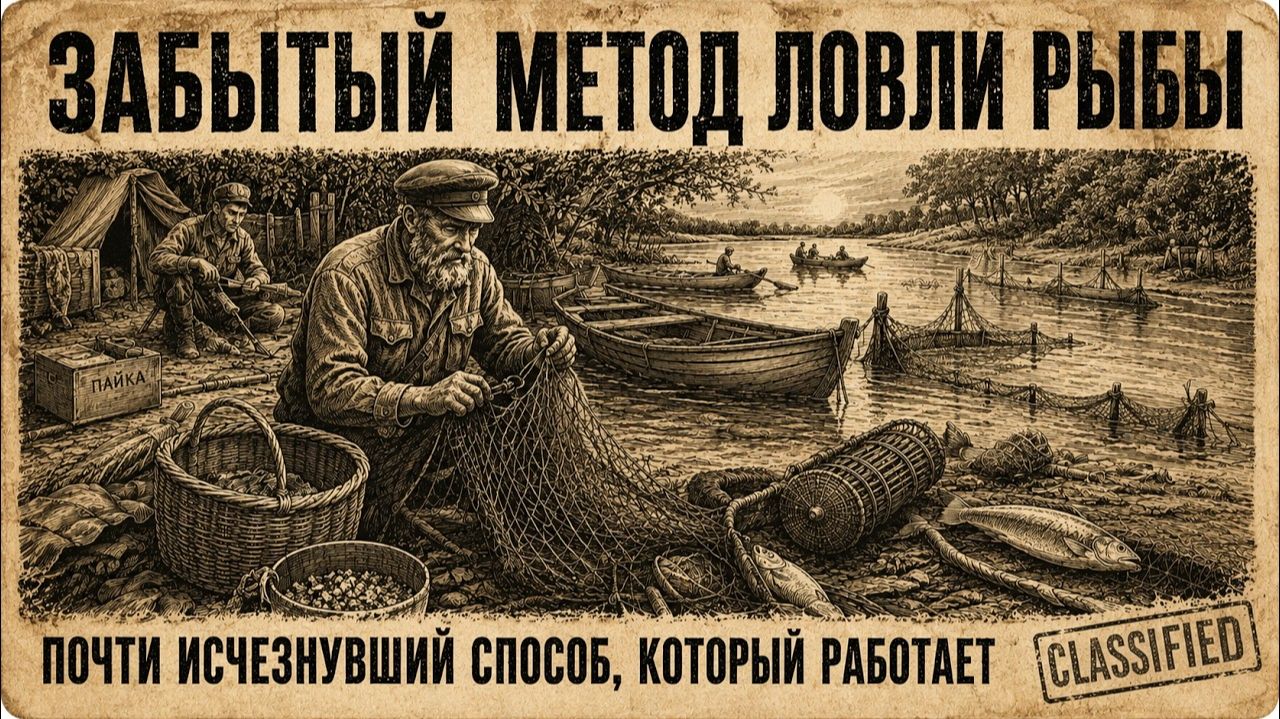 Как поймать рыбу на рыбалке, СЕКРЕТНЫЙ МЕТОД СССР