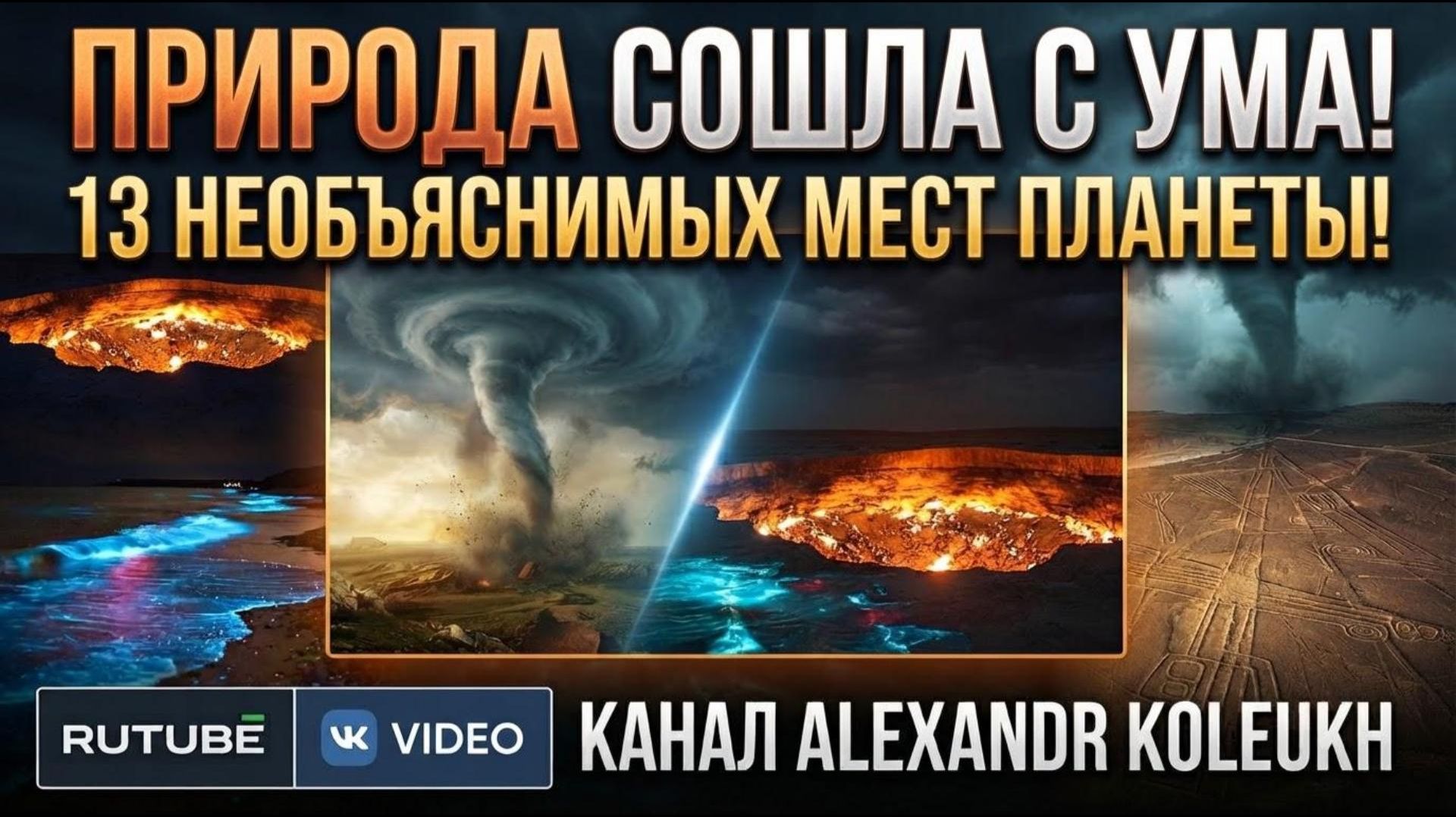 ПРИРОДА СОШЛА С УМА! 13 Необъяснимых Мест Планеты!