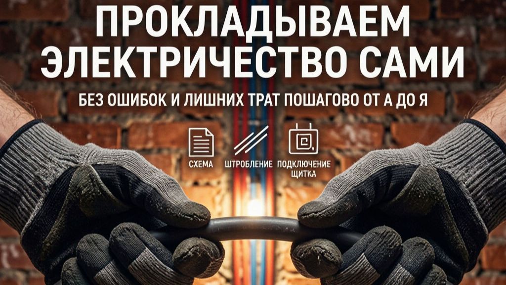 Прокладываю электрику без опыта: от схемы до щитка — шаг за шагом
