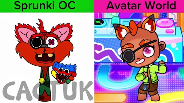 МОЙ СПРУНКИ ОС: GIBLET И TWENTY В AVATAR WORLD!   ПОППИ ПЛЭЙТАЙМ 5