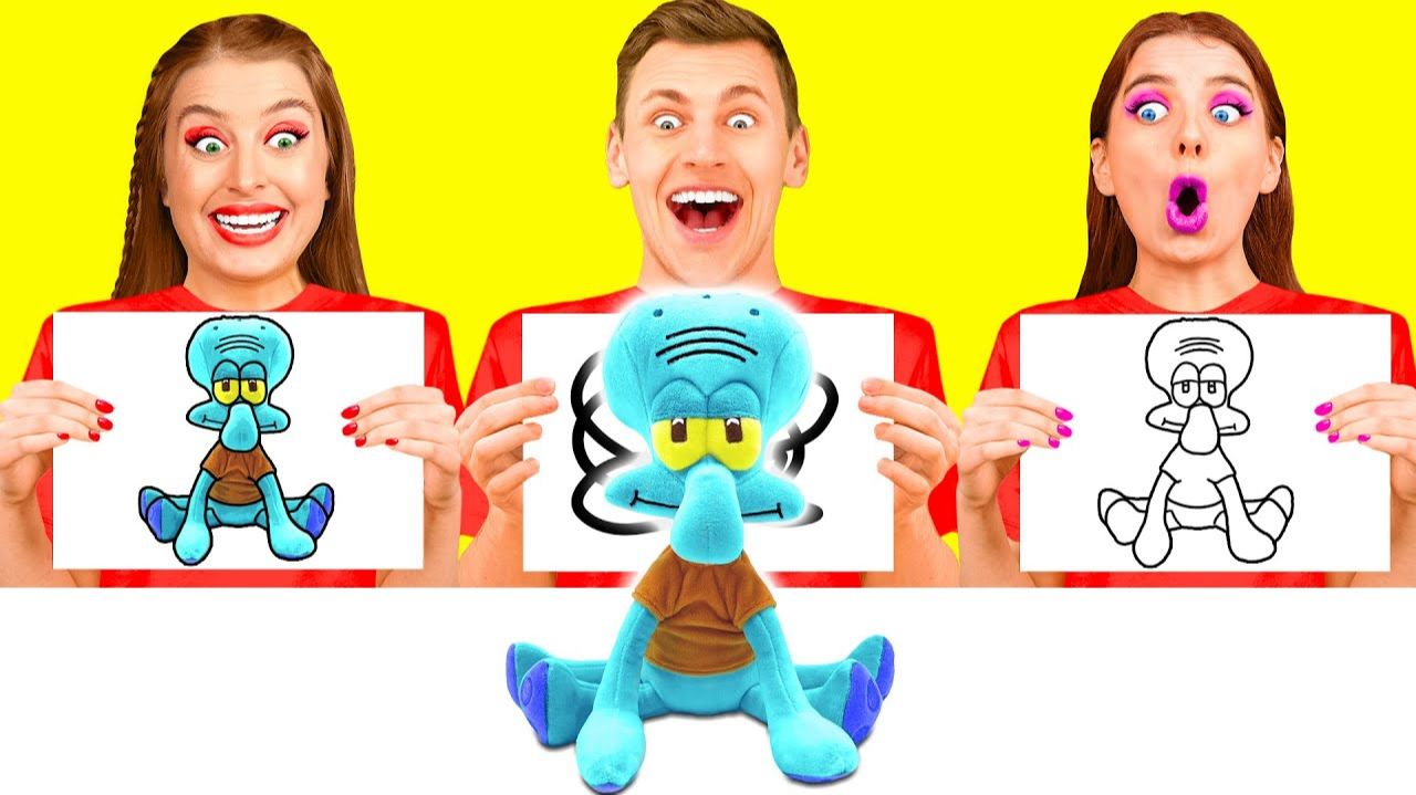 Кто Лучше Нарисует Предмет, Получит Его # Крутые Творческие Лайфхаки от Fun Challenge