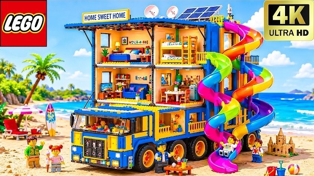 Автоматический дом на колесах Ultimate LEGO🏖️ | Забавный эксперимент с Лего
