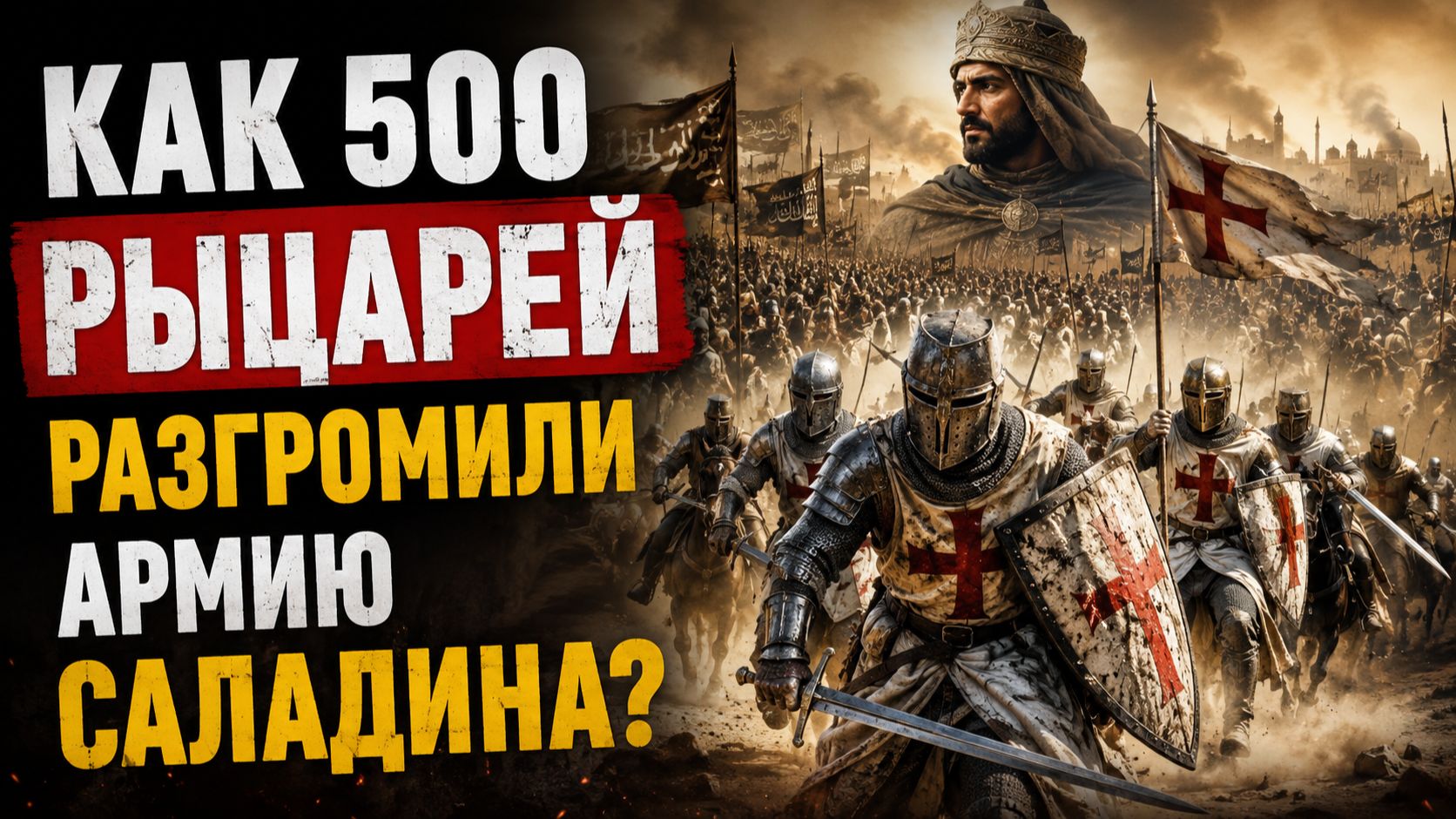Как 500 рыцарей разгромили армию Саладина?