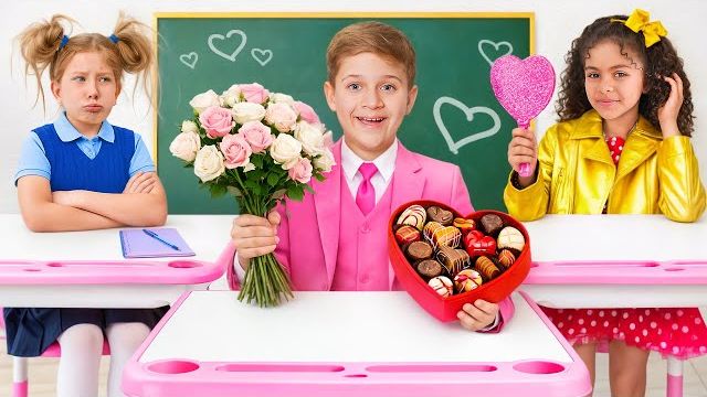 День святого Валентина в школе